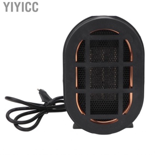 Yiyicc PTC Heater Fan  EU Plug 220V Green Mini Electric Temperature Adjustment Energy Efficient for Office Living Room Bedroom Student Dormitory