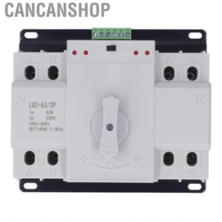 Cancanshop AC400V 63A 2P Automatic Transfer Switch Dual Power Changeover