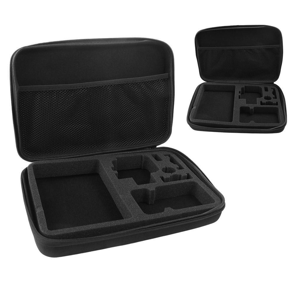 Wellnessspot กระเป๋ากล้องแอคชั่นแคมเมราสีดําสําหรับ SJCAM Collection Bag Hard Bag Anti-shock Sports Camera อุปกรณ์เสริมสําหรับ GoPro Storage Bag