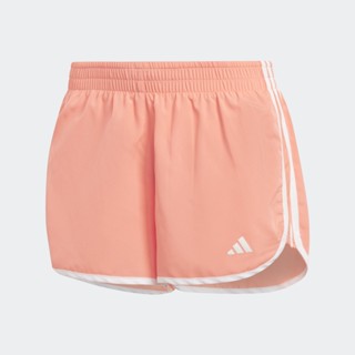 adidas วิ่ง กางเกงวิ่งขาสั้น Marathon 20 ผู้หญิง สีส้ม HY5430