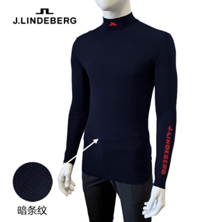 [J.LINDERBERG] เสื้อยืดแขนยาว คอกลม ผ้าเรยอน กันแดด ป้องกันรังสีอัลตราไวโอเลต แบบแห้งเร็ว แฟชั่นฤดูร้อน สําหรับผู้ชาย 2023