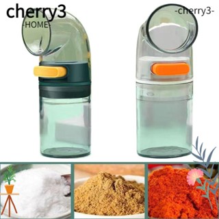 Cherry3 กล่องเก็บเครื่องเทศ พริกไทย สมุนไพร เกลือ พริกไทย น้ําตาล สําหรับครัวเรือน