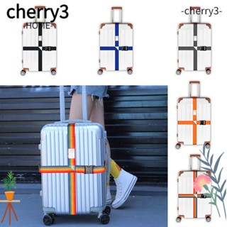 Cherry3 สติกเกอร์หัวเข็มขัด สีรุ้ง สําหรับติดกระเป๋าเดินทาง