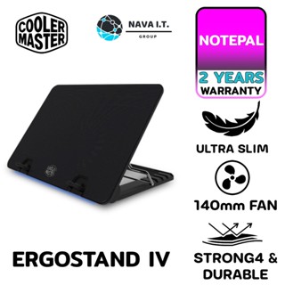 COINSคืน15%⚡FB9JMZV6⚡ COOLER MASTER NOTEPAL ERGOSTAND IV LAPTOP COOLING PAD รับประกัน 2 ปี