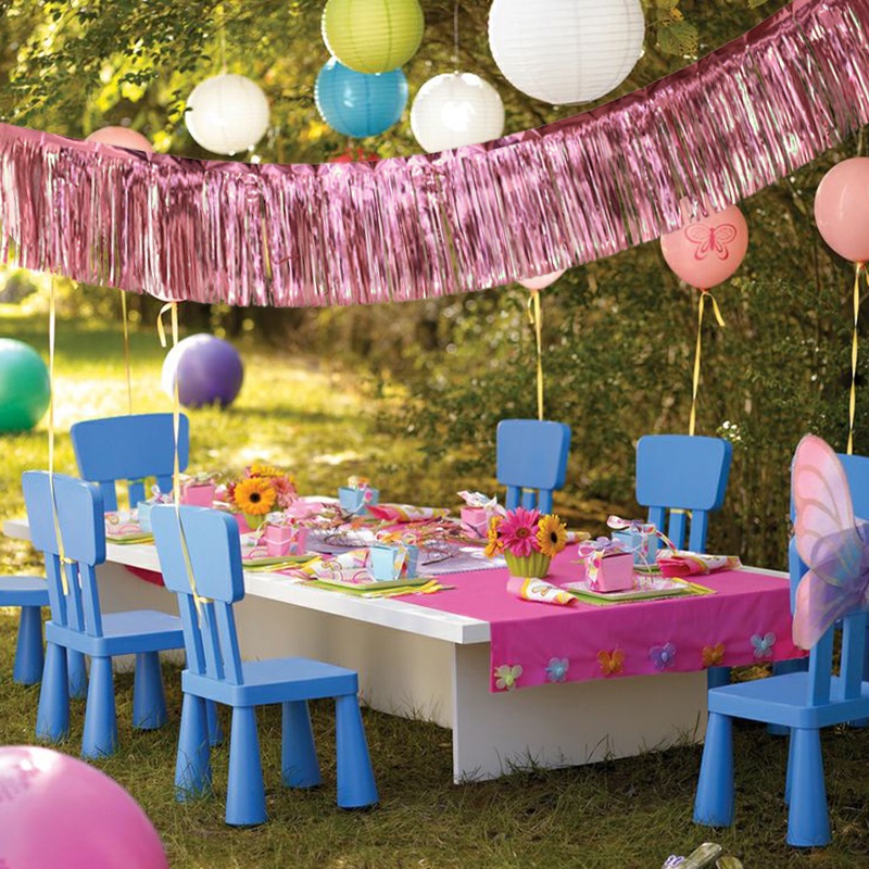 แนะนำ ผ้าม่าน ผ้าม่านฟอยล์ หลากสี 300 * 30 ซม. / แบนเนอร์ม่านดีบุก งานเลี้ยงวันเกิด / แบนเนอร์ ครบรอบ งานแต่งงาน คริสต์มาส ตกแต่งบ้าน / บูธถ่ายภาพเมทัลลิก ฉากหลังตกแต่งผนัง ราคาพิเศษ มีเก็บเงินปลายทาง