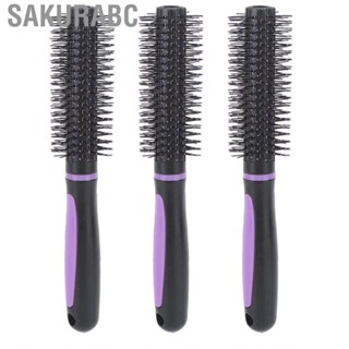 Sakurabc Roller Brush  Round  Static Slip Resistant 3PCS for Blow Drying Styling Home