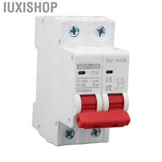 Iuxishop 2P Mini Circuit Breaker 6000A Breaking  Small Solar System DC1000V 10A