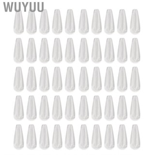 Wuyuu Clear  Color Card Glass Art Display Tips  for Salon Beginner