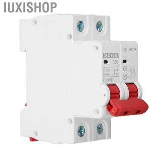 Iuxishop DC Miniature Circuit Breaker 500V 25A Overload Protection Professional PV for Solar System