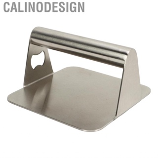 Calinodesign Hamburger Press Easy Cleaning Rectangular Burger Simple Operation Sleek and Flat Surface 304 Stainless Steel for Home