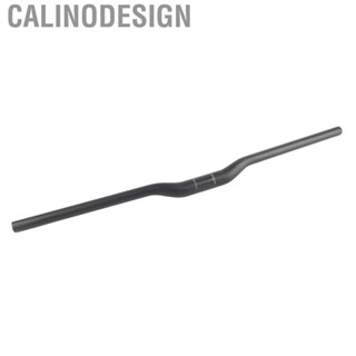 Calinodesign Riser Handlebar Matt Black 3K Carbon Fiber Integrated Light Weight Flat Bar for Mountain Bike Grips