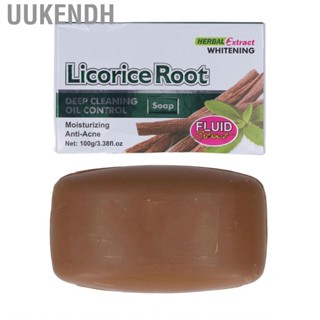 Uukendh Licorice Soap Bar  100g Fine Foam Face Skin Moisturizing   for Women