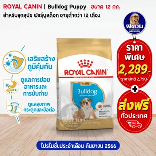 ROYAL CANIN Bulldog PUPPY ลูกสุนัขอายุ 2 10 เดือน พันธุ์บูลด็อก 12 กิโลกรัม