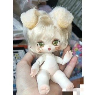 Bjd ตุ๊กตาเด็กผู้หญิง ขนาดมินิ 13 ซม. 6 ซม. ของเล่น ของขวัญวันเกิด DIY ส่งฟรี HOHX