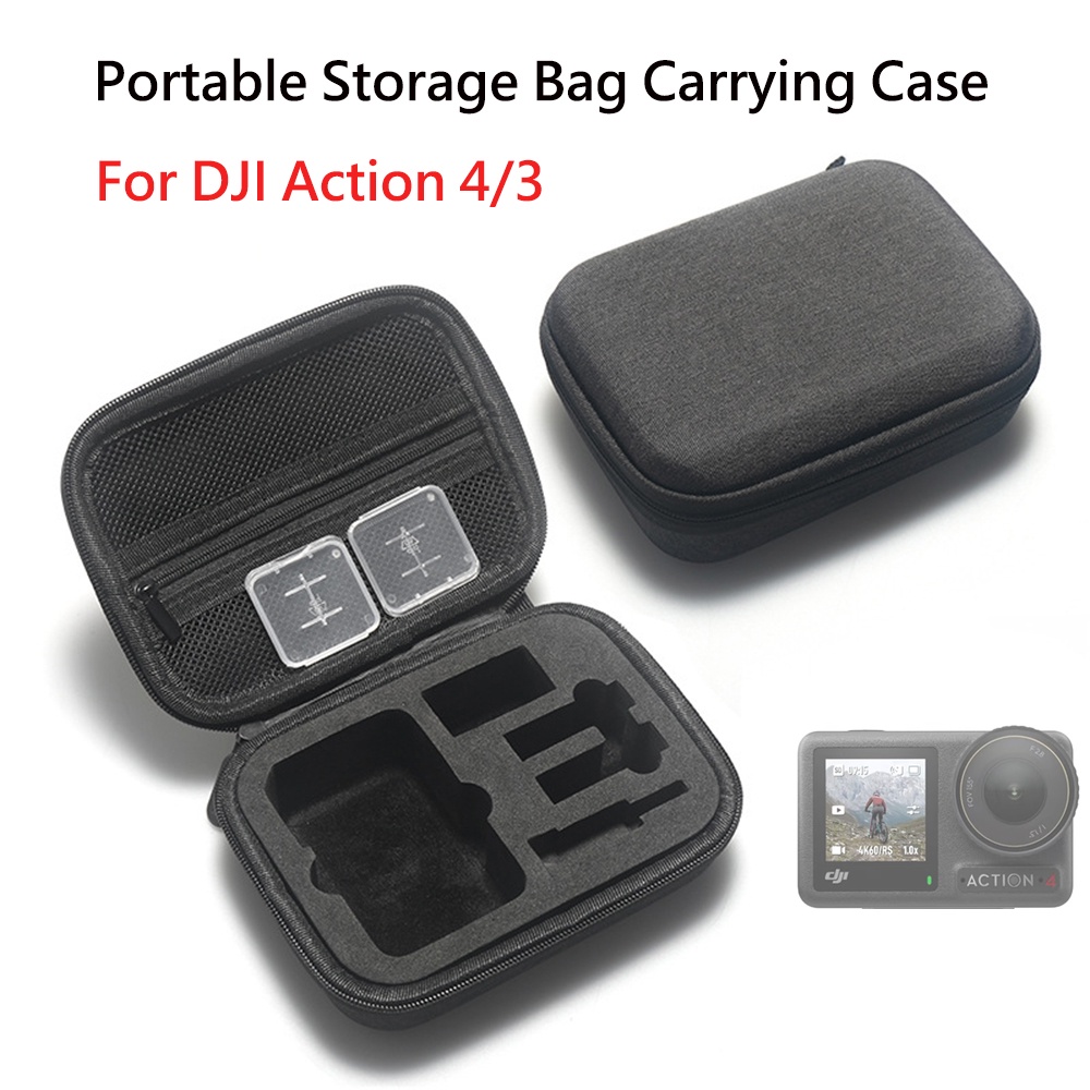 กระเป๋าเคส แบบพกพา อุปกรณ์เสริม สําหรับ DJI Osmo Action 4 3 DJI Action 4 3