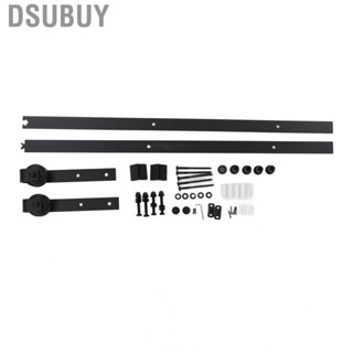 Dsubuy Smooth Quiet Barn Door Track Heavy Duty Sturdy Sliding Hardware Kit