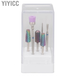 Yiyicc Nail Drill Bits Polishing Heads 7pcs For Hard Gel