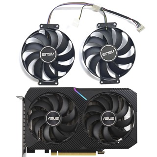 2FAN FDC10H12S9-C 87MM 6PIN DC 12V 0.35A RTX2060 2070 GPU FAN for Asus GeForce RTX 2070 2060 GTX 1660 Dual Mini OC Graph