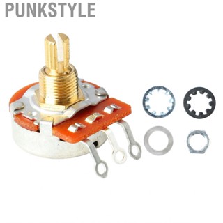 Punkstyle Guitar Potentiometer Noise Reduction Small Size Standard Structure Burr Free Copper Shaft Metal for Music Lovers