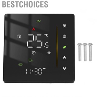 Bestchoices WiFi Thermostat Smart Programmable Temperature Controller for Boiler Heating 95‑240V Black