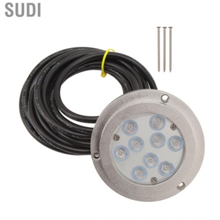 Sudi 3.8in  Underwater Light 316 Stainless Steel IP68  Swimming Pool for Boat Yacht Sailboat Marine