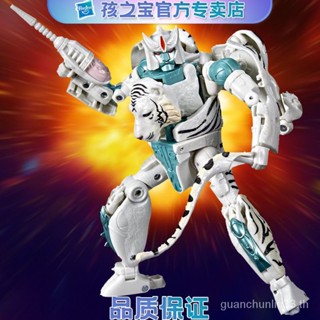 โมเดลของเล่น Hasbro Transformers Kingdom Series V-Class White Tiger Warriors WFC สําหรับเด็กผู้ชาย พร้อมส่ง