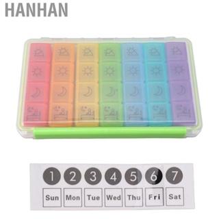 Hanhan Weekly  Organize  Extra Large 28 Compartments 4 Times A Day for Home