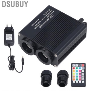 Dsubuy Optic Fiber Light Engine RGBW App Music  Dual End Fib US