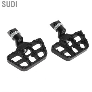 Sudi Motorcycle Rear Foot Pedal Rust Proof Passenger Footpegs Stable Grip for Motorbike