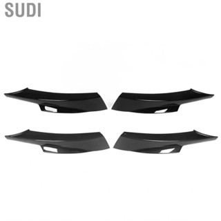 Sudi Car Bumper Spoiler Lip Cover Front Chin Splitter Durable ABS Scratch Resistant for Vehicle