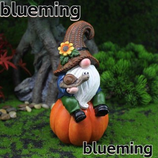 Blueming2 รูปปั้นมนุษย์แคระฟักทองเรซิ่น ขนาดเล็ก น่ารัก สร้างสรรค์ สําหรับตกแต่งบ้าน สวน กลางแจ้ง