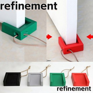 Refinement กันชนประตู แบบตัวดูดสุญญากาศ ติดผนัง กันชนประตู แข็งแรง สําหรับห้องนอน