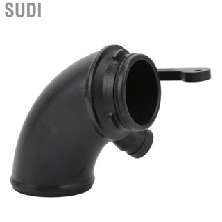 Sudi Highflow Inlet Turbo Elbow  Rust Proof Turbocharger Intake Hose Wear Resistant Black for Vehicle