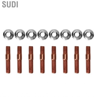 Sudi Exhaust Manifold Hardware Kit Wear Resistant Precision Machined  M8 1.25 Threaded Turbo Studs for Car