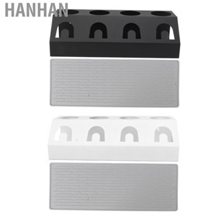 Hanhan Bottle Drying Rack Stand  Kitchen Drain Cup Holder Iron and Silicone Antislip 4 Holes for Cabinet