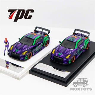 TPC 1: 64 Nissan Nissan GTR35 3.0 EVA 01 ของเล่นสะสม สําหรับเด็กผู้ชาย โมเดลรถยนต์ โลหะผสม