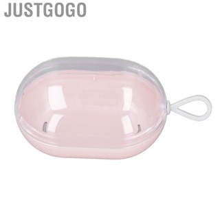 Justgogo Sponge Storage Box Safe Transparent Cosmetic Holder Multi Purpose for Crafts