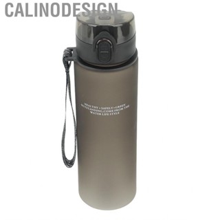 Calinodesign Sports Bottle  550ml Water Cup Plastic Frosted Portable for Gym