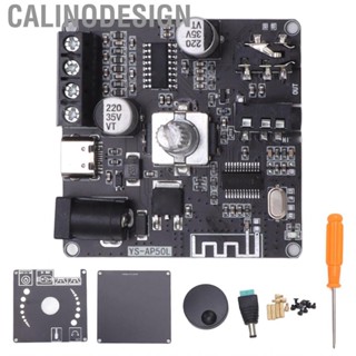 Calinodesign Stereo Amplifier Module  Circuit Protection 2x50W High Power  Board DC12‑24V Visual Operation for DIY Audio Equipment