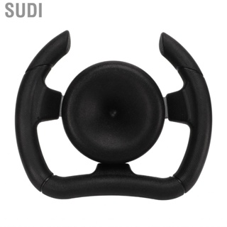 Sudi Racing Steering Wheel Nonslip Kart Black for 4 Wheeled Vehicles