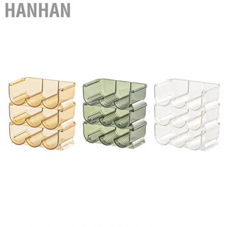 Hanhan 3pcs Lipstick Holder Transparent Storage Overlay Clear Display for Lip Gloss