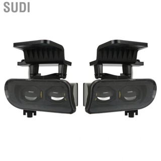 Sudi Bumper Driving Lamps  Fog Lights Aluminum Alloy Heat Sink Dustproof with Bulbs for Car Truck