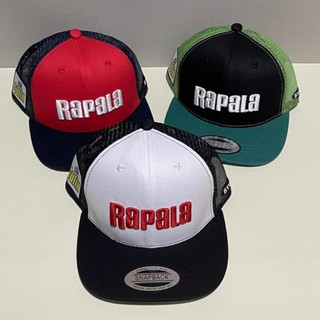 RAPALA2023 Baseball Cap Hard Top Printing Embroidery Outdoor Fishing Sports Flat Brim Cap HYBT