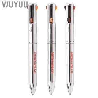 Wuyuu Eyebrow Contour Pen  4 Colors In1 0.4g for Beauty