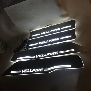 แผ่นกันรอยประตู led สําหรับ Toyota Vellfire 20 Series AH20W