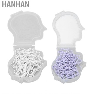 Hanhan Small Paper Clips  30 Pieces  Shape Fancy Paperclips for Family