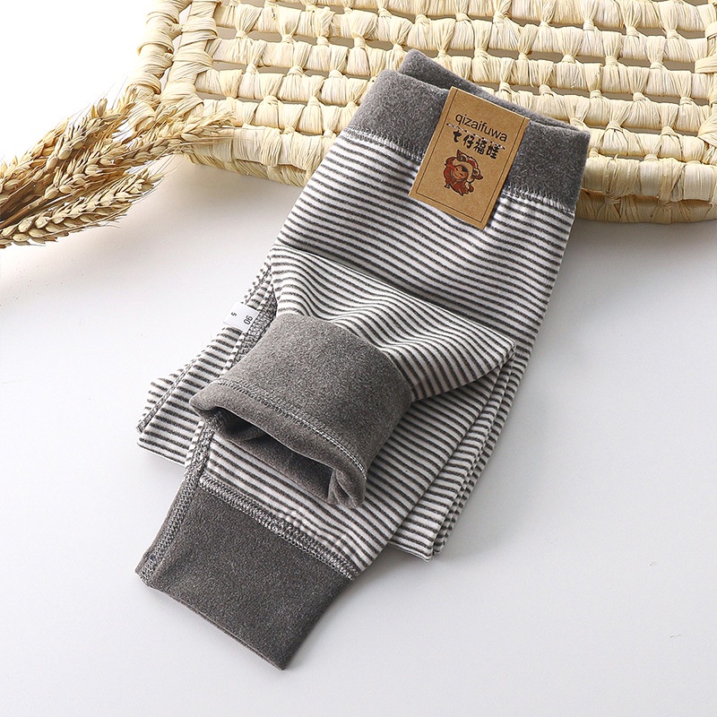 90-170เซนติเมตรเด็กฤดูใบไม้ร่วงฤดูหนาว เลกกิ้ง เด็กลายกางเกงขายาวขนาดกลางขนาดใหญ