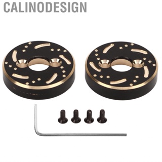 Calinodesign RC Car Upgrades Parts Rear Axle Counterweight Brass Improves Climbing Ability Black Gold for 1/18 Cars