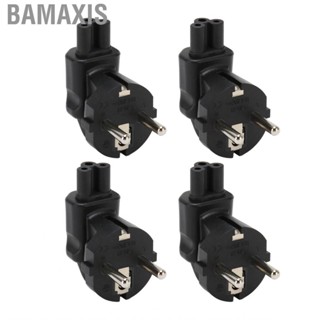 Bamaxis EU4.8MM To IEC320 C5 Power Adapter  Pure Copper Core Weld Free Reinforced EU Plug 100-250V for Home