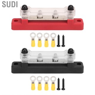 Sudi Bus Distribution Block  Easy Installation 12 To 48V 150A Terminal Neat Management with 4 Terminals for RV